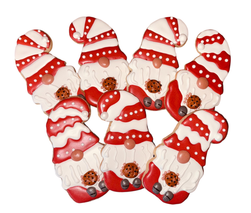 Christmas Gnomes - Ten Sleep Sweets Custom Cookies WY