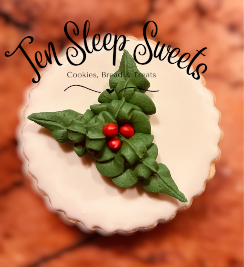 Ten Sleep Sweets Christmas Cookie