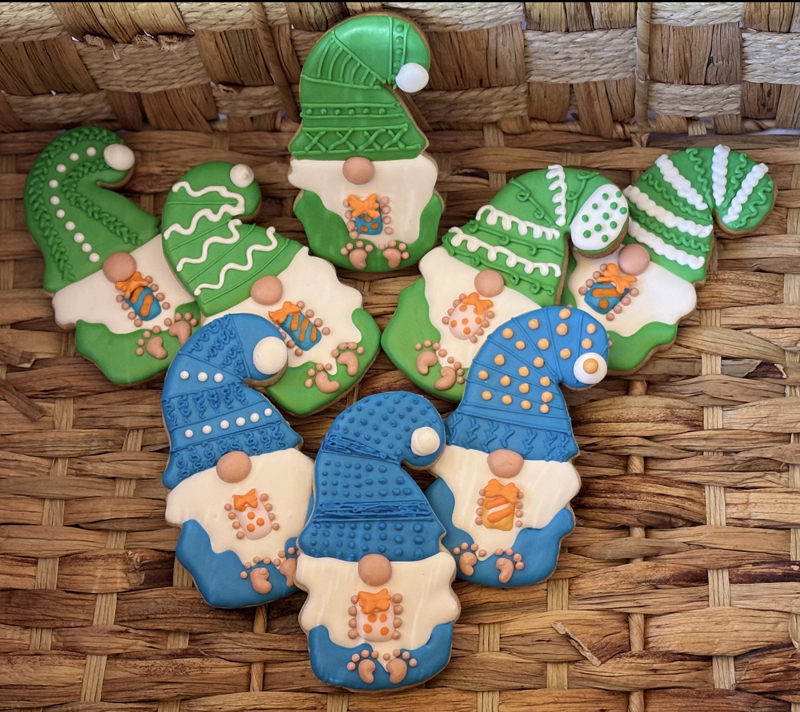 Summer Gnome Cookies - Ten Sleep Sweets WY